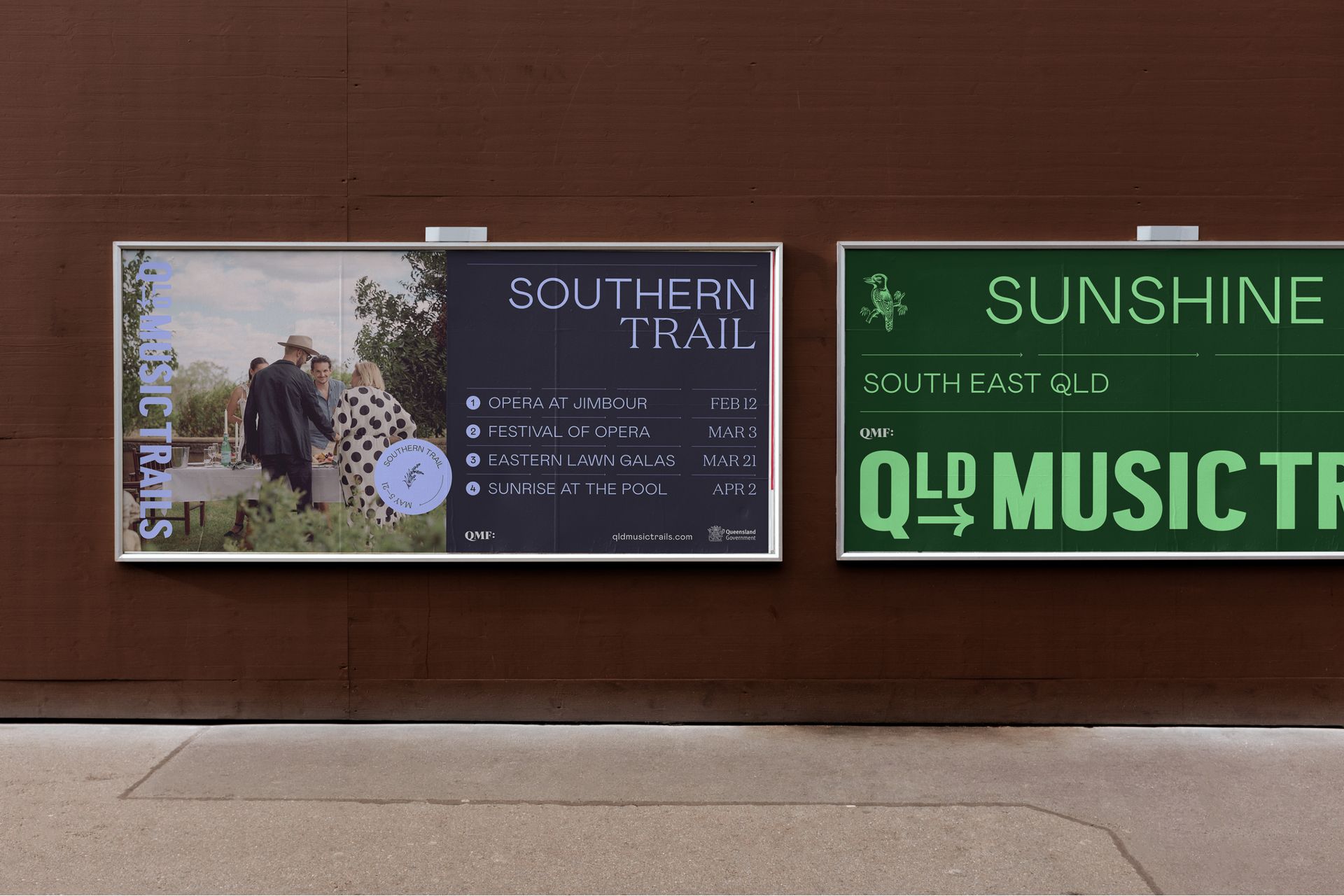 Example of the design system we created for Trails, with different styles for different layers of the brand.